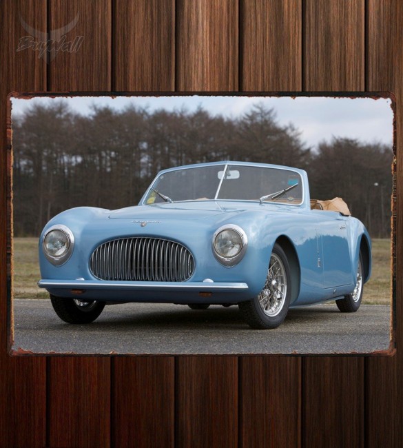 Металлическая табличка Cisitalia 202 Cabriolet Металлическая табличка Cisitalia 202 Cabriolet